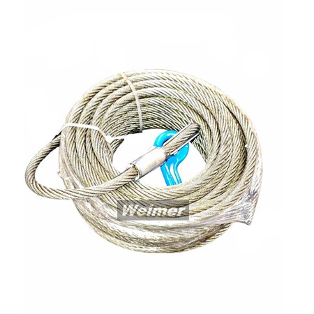 Ny vajer med krok 8 mm 40m